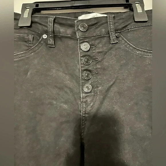 Kancan black button fly skinny jeans size 9/28 - Picture 3 of 6